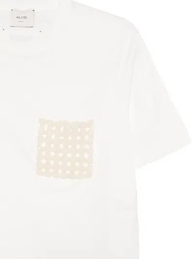 Alysi Pocket T-shirt In White