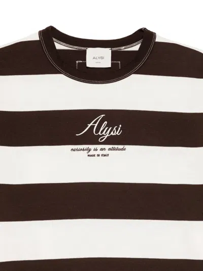Alysi Striped T-shirt In Multi