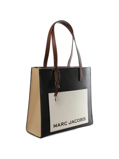 Marc Jacobs Leather Tote Bag In Black