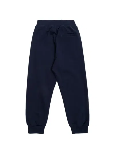 Balmain Patch Trousers In Blue