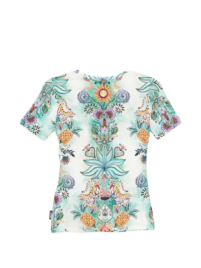 Just Cavalli Printed T-shirt In Multi