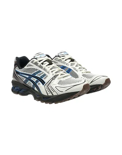 Asics Cream And Blue Gel-kayano 14 Sneakers In Blue