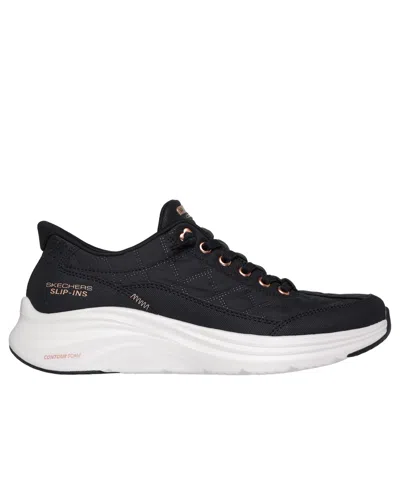 Skechers Slipins Contour Foam Cozy Fit Slipon Sneaker In Black