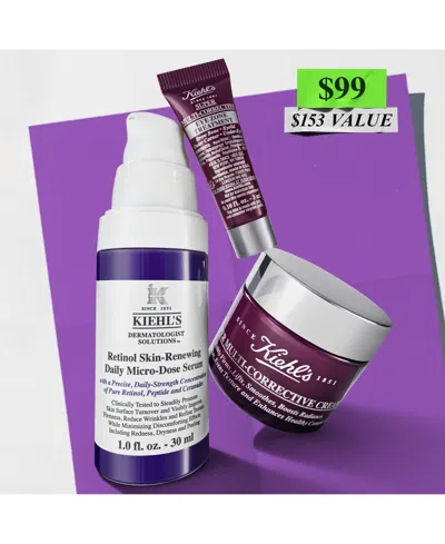 Kiehl's Since 1851 3-pc. Age-less Experts Face Care Set In Transparent