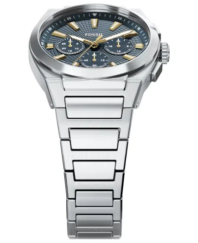 Fossil Everett Chronograph 44mm Watch In Metallic