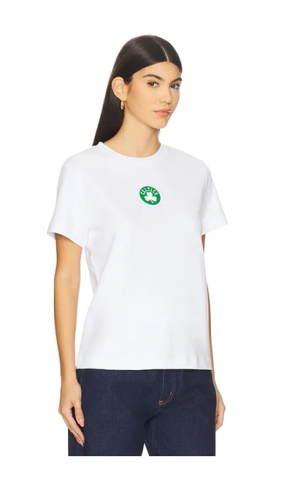 Terez X Revolve Celtics Basic Logo Tee In White