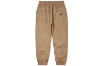 Converse Elevated Woven Pants 'khaki' In Brown
