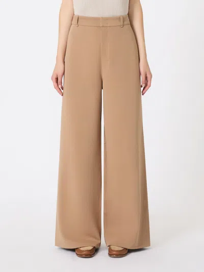 Max Mara Mmldream Elasticated Trousers In Brown