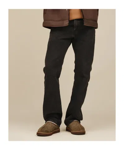 Ugg Chestnut Brown Suede Leather Tasman Ii Slippers In Green