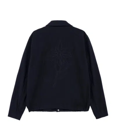 Autry Button-fastening Jacket In Black