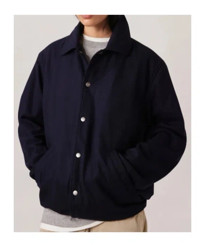 Autry Button-fastening Jacket In Black
