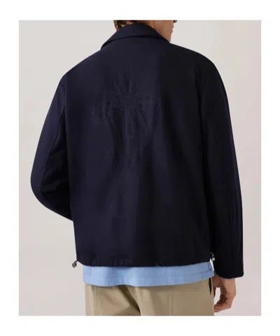 Autry Button-fastening Jacket In Black