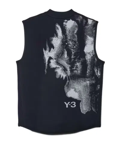 Y-3 Zip-front Vest In Multi