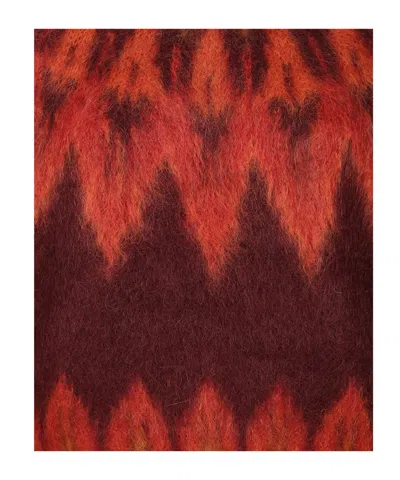 Isabel Marant Patterned Sweater In Brown