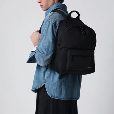 Givenchy Black Backpack With Adjustable Shoulder Straps And Logo On Front In Tech Fabric Man In Black