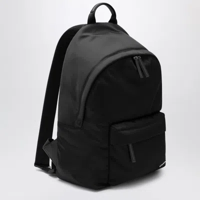 Givenchy Black Backpack With Adjustable Shoulder Straps And Logo On Front In Tech Fabric Man In Black