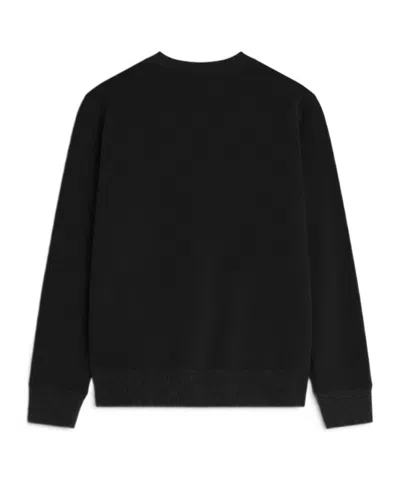 Maison Kitsuné Maison Kitsune Fox Head Regular Sweatshirt In Black