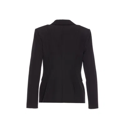 Liu •jo Liu Jo Buttoned Tailored Blazer In Black
