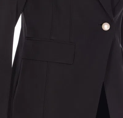 Liu •jo Liu Jo Buttoned Tailored Blazer In Black