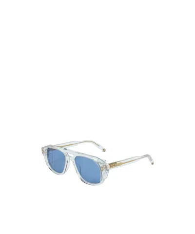 Akoni Navigator-frame Sunglasses In Blue