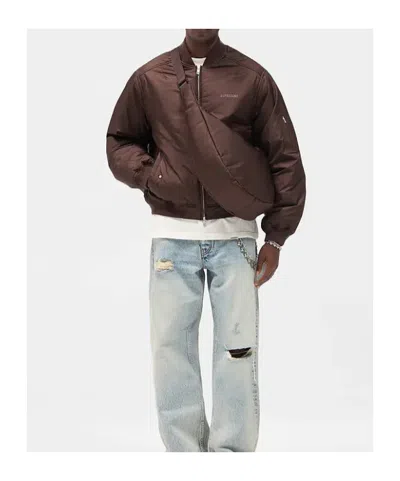Represent Smart Bomber Jacket In Brown