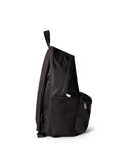 Off-white Kids Reflective Logo Backpack In Black