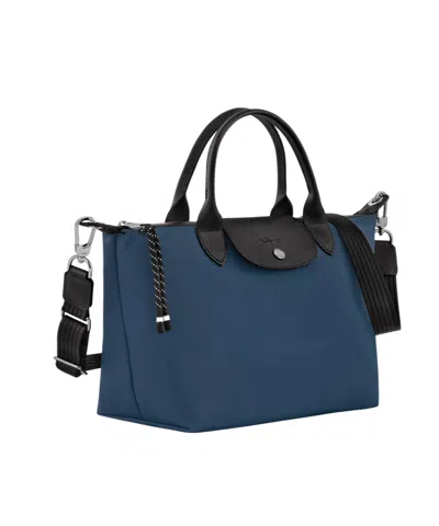 Longchamp Xs Le Pliage Energy Bag With Handle In Ink Blue Colour In Red
