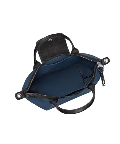 Longchamp Xs Le Pliage Energy Bag With Handle In Ink Blue Colour In Red
