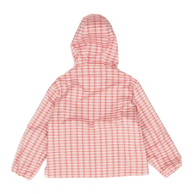 Jil Sander Plaid Zip-up Hoodie Jacket In Brown