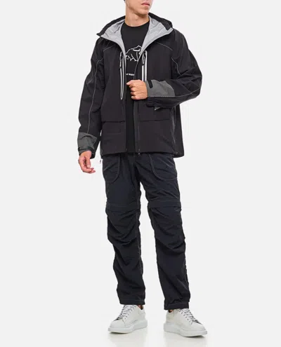 And Wander Black Pertex Shield Waterproof Technical Jacket In Black
