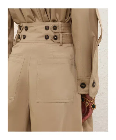 Zimmermann Rebellion Cargo Shortss Beige In Neutral
