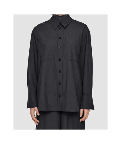 Joseph Button-up Shirt In Black