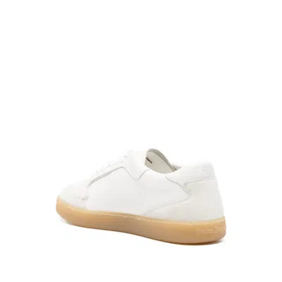 Palm Angels Sneakers Low-top New Palm 1 In Leather In Neutral