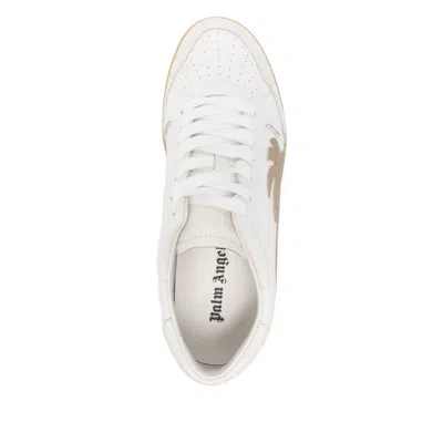 Palm Angels Sneakers Low-top New Palm 1 In Leather In Neutral