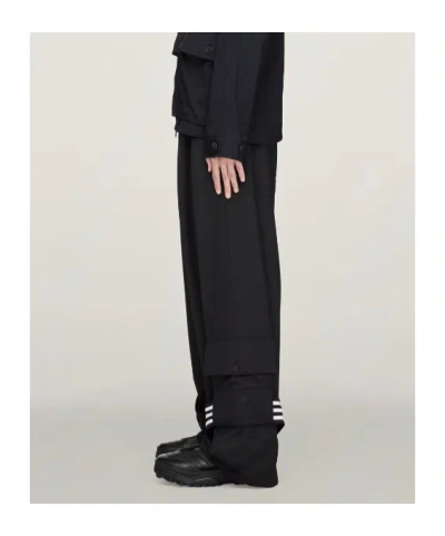 Y-3 Drawstring Cargo Trousers In Black
