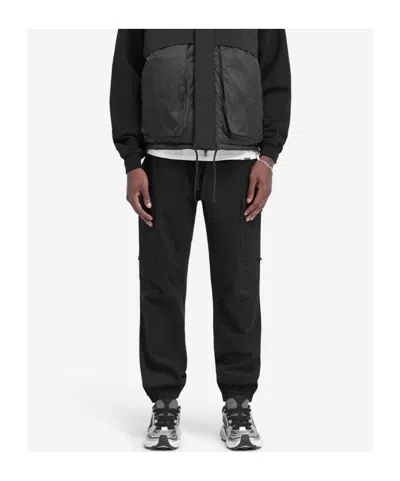 Represent Elasticated Cargo Pants In Black