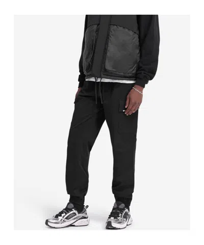 Represent Elasticated Cargo Pants In Black
