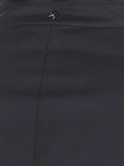 Montecore Buttoned Wool Raincoat In Blue