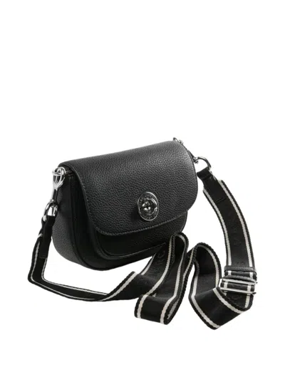Marc Jacobs Logo-strap Shoulder Bag In Black