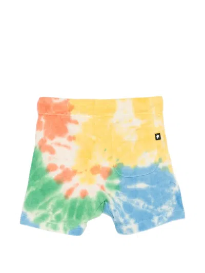 Molo Tie-dye Drawstring Shorts In Yellow