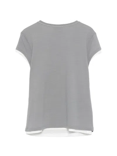 Alysi Buttoned T-shirt In Green