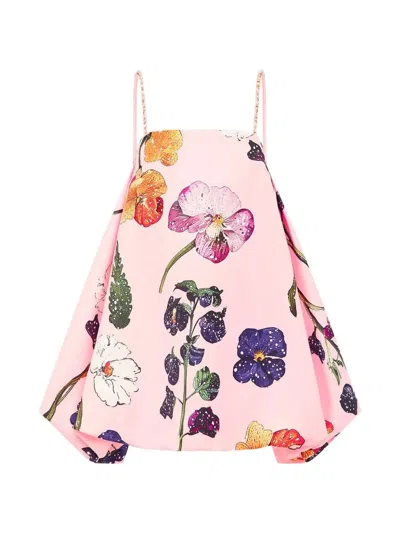 Leo Lin Patsy Embellished Puff Mini Dress In Pink