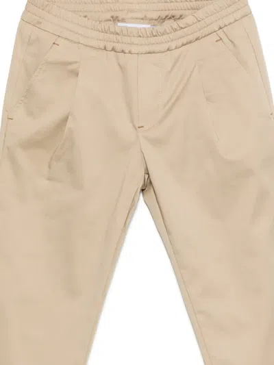 Dondup Elasticated Trousers In Neutral
