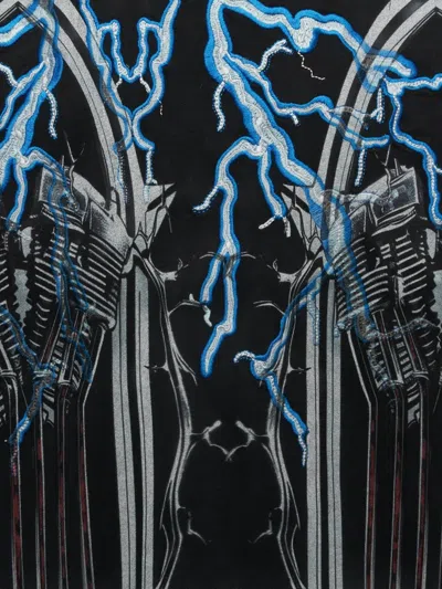 Who Decides War Engine Graphic T-shirt In Black