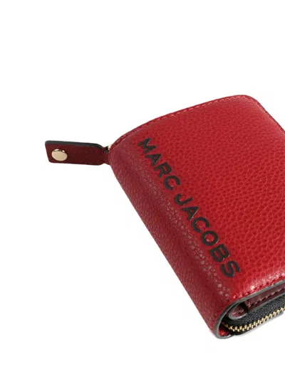 Marc Jacobs Logo-print Wallet In Red