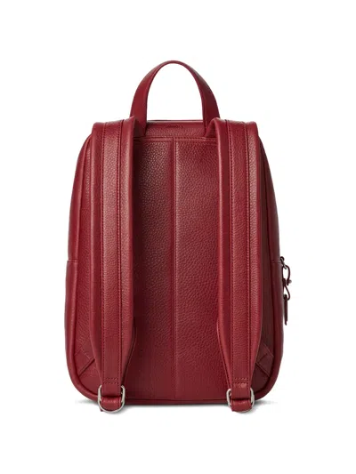Shinola Small Runwell Leather Backpack In Burgundy