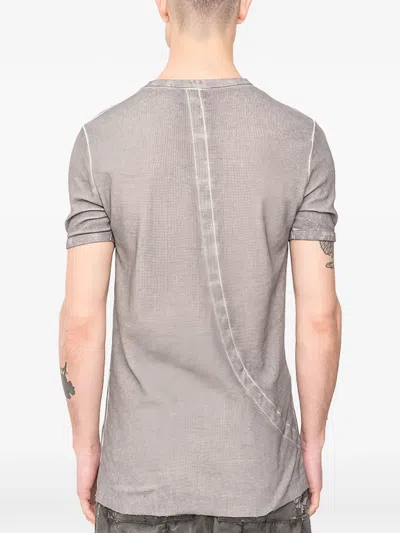 Md75 Texture Cotton T-shirt In Gray