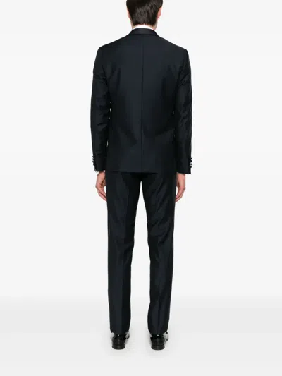 Canali Single-breasted Dinner Suit In Black