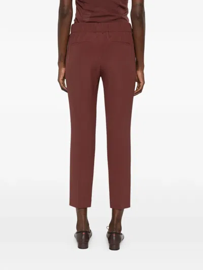 Brunello Cucinelli Elasticated Trousers In Brown