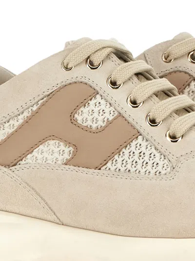 Hogan Interactive Sneakers In Neutral